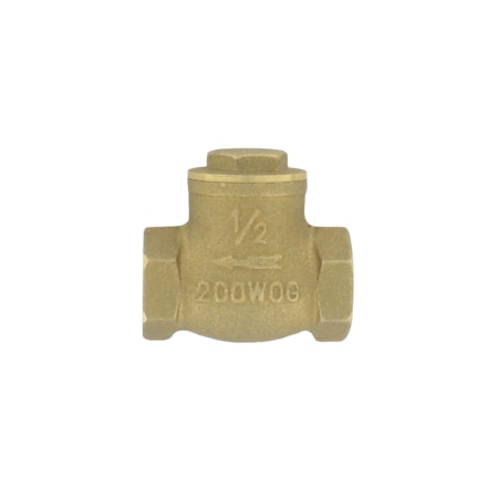Dwyer Instruments Brass flap check valve, 1-1/4" pipe size BFC-03